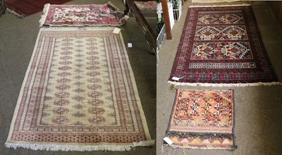 Lot 1020 - A Baluch Rug, compartmentalised field of...