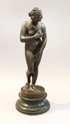 Lot 330 - A Patinated Bronze Figure, in Classical style...