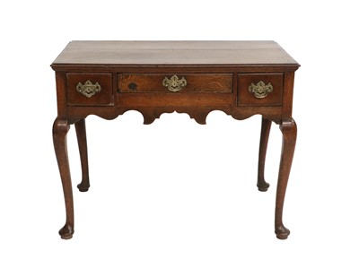 Lot 682 - A Oak Side Table, circa 1740, the moulded top...