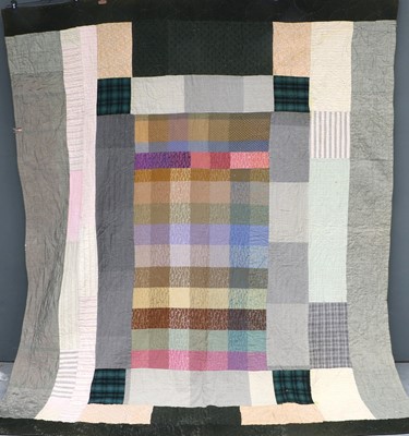 Lot 2187 - Early 20th Century Patchwork Quilt...