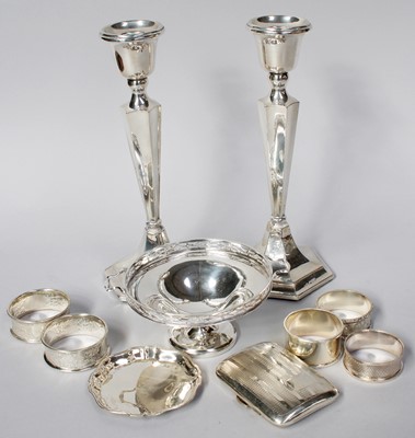 Lot 54 - A Collection of Assorted Silver, comprising a...