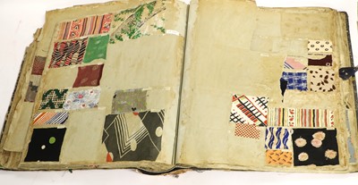 Lot 2177 - Album of French Silk Samples 1930-4, printed...