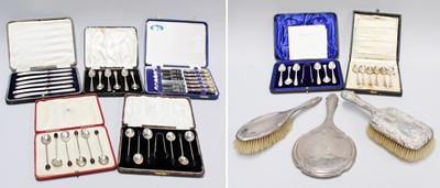 Lot 44 - A Collection of Assorted Silver, comprising...