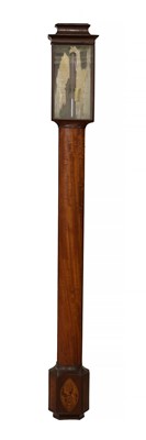 Lot 256 - A Scottish Mahogany Bow Fronted Stick...