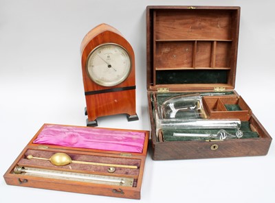 Lot 345 - A Mahogany Cased Chemistry Set, by Rancheti of...