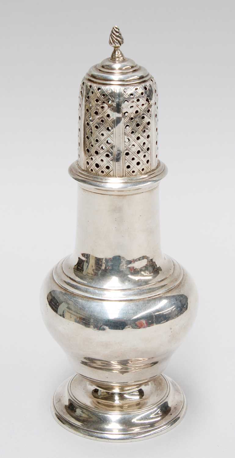 Lot 18 - A Victorian Silver Caster, by Charles Stuart...