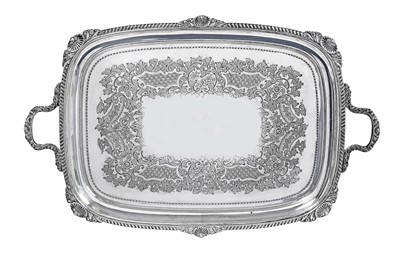 Lot 2036 - A Victorian Silver Tray