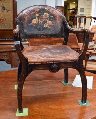 Lot 1276 - An Early 20th century Mahogany Framed Chair,...