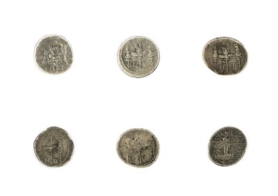 Lot 18 - Roman Imperatorial, Mark Antony, 6 x silver...