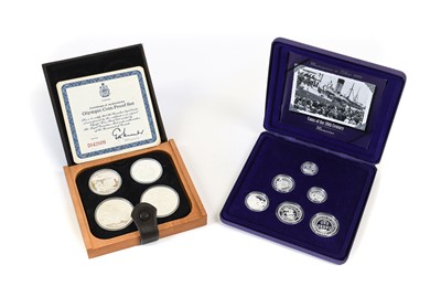 Lot 360 - 2x Foreign Silver Proof Sets, comprising:...