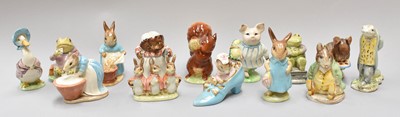 Lot 284 - Beswick Beatrix Potter Figures, including:...