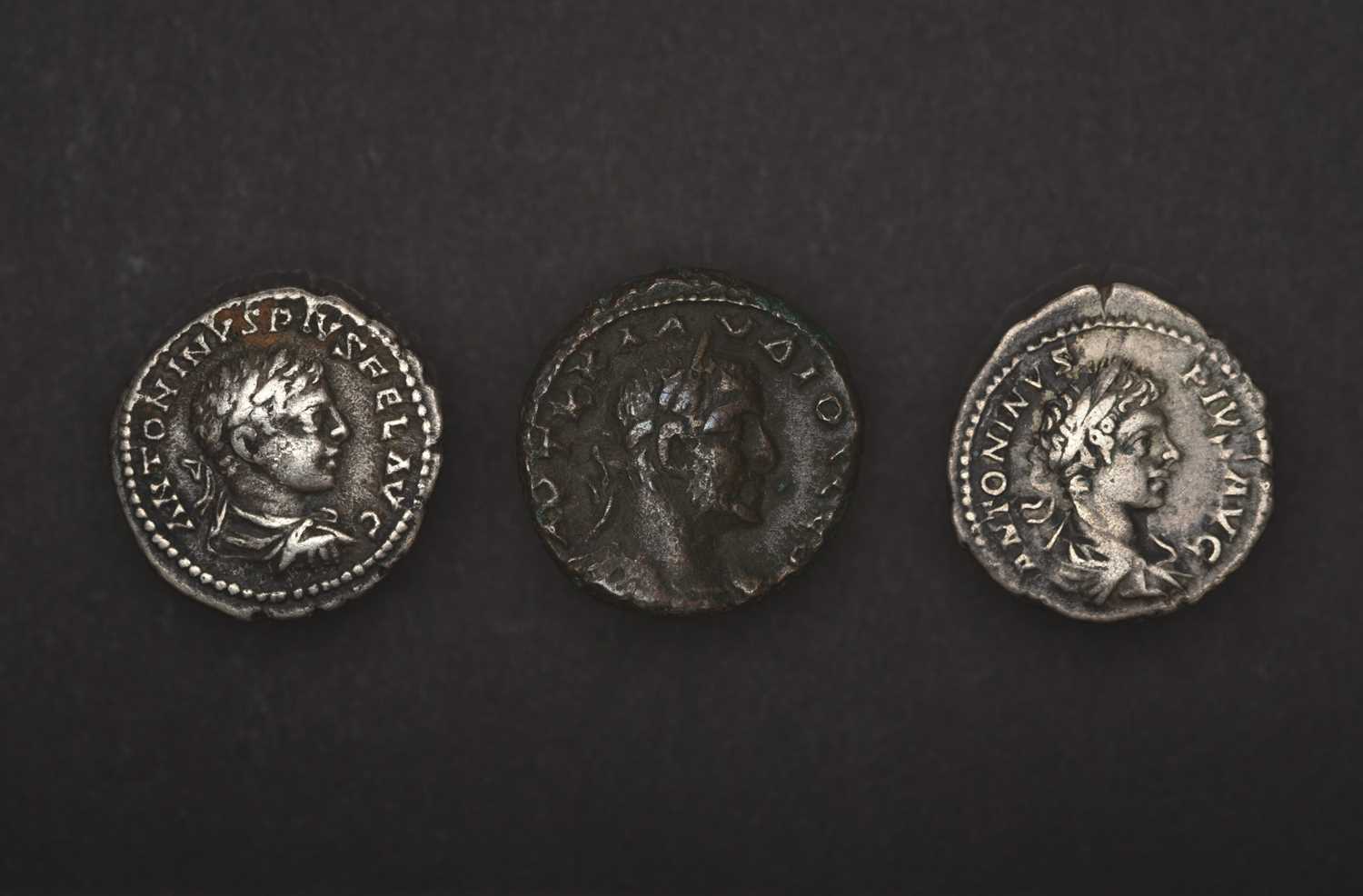 Lot 23 - 2 x Roman Denarii, silver, both emperor...