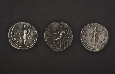 Lot 23 - 2 x Roman Denarii, silver, both emperor...
