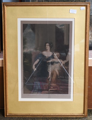 Lot 1064 - After Sir Thomas Lawrence ''Countess...