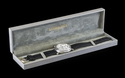 Lot 2144 - Longines: A Rare Limited Edition Platinum...