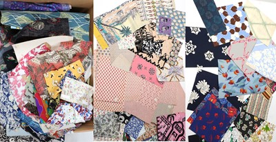 Lot 2187 - Quantity of Assorted 20th Century Loose Fabric...