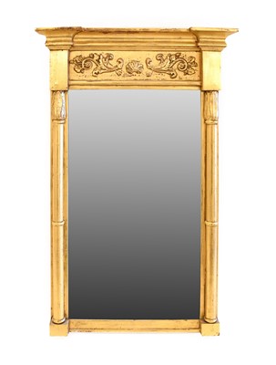 Lot 830 - A Victorian Gilt and Gesso Pier Glass, late...