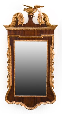 Lot 839 - A Mahogany and Parcel Gilt Pier Glass, 19th...