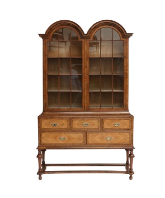 Lot 775 - A Queen Anne Style Walnut and Featherbanded...