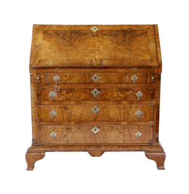 Lot 238 - A George II Figured Walnut, Crossbanded and...