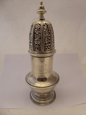 Lot 2203 - A Silver Caster