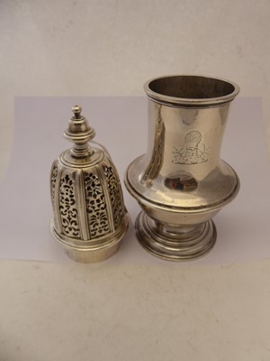 Lot 2203 - A Silver Caster