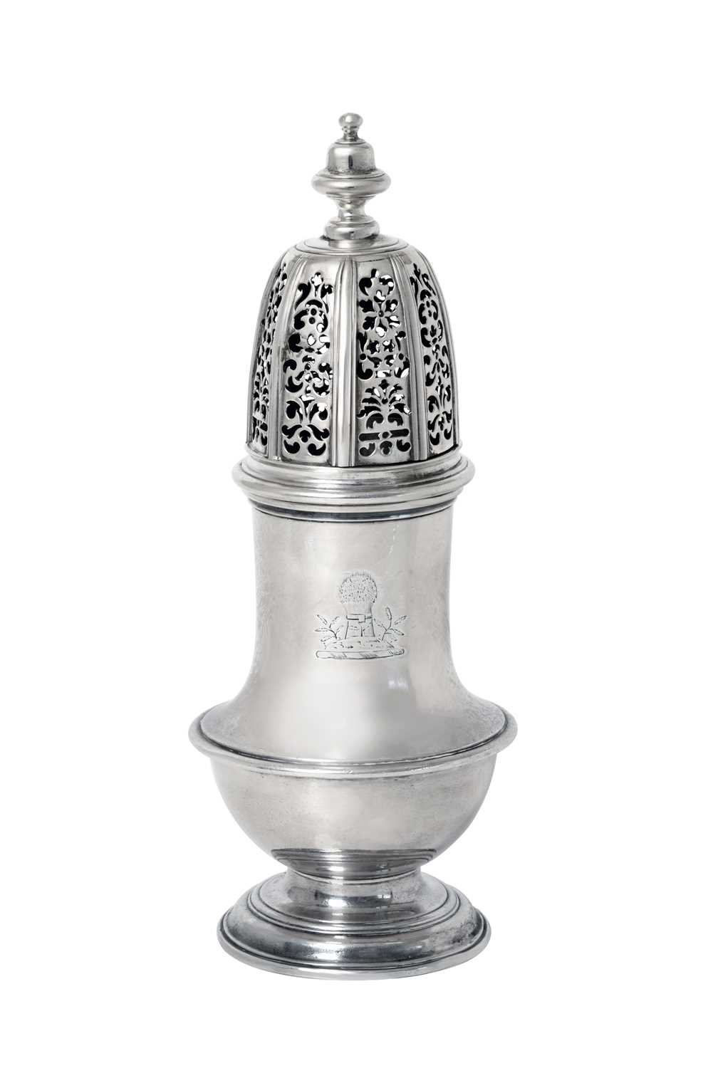 Lot 2203 - A Silver Caster