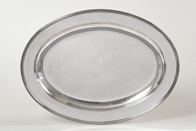 Lot 2200 - A George III Provincial Silver Meat-Dish