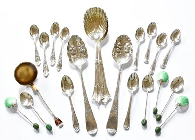 Lot 192 - A Collection of Assorted Silver Flatware,...