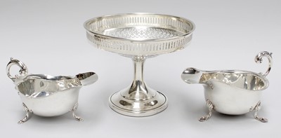 Lot 9 - A George V Silver Pedestal-Dish and Two George...
