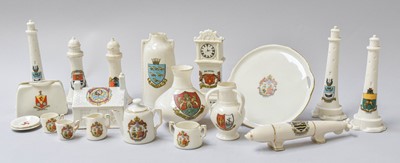 Lot 172 - A Collection of Crested Wares, including WH...