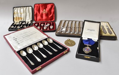 Lot 62 - A Collection of Assorted Silver and Other...