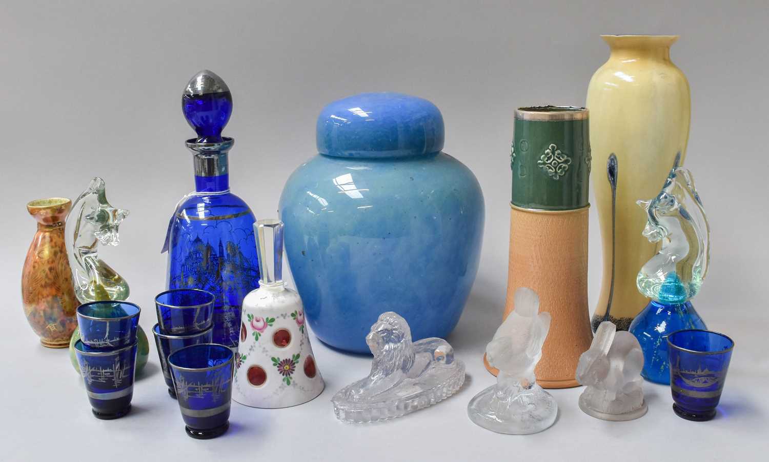 Lot 277 20th Century Glass Including Two Mdina 9605