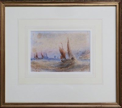 Lot 1121 - Frederick William Booty (1840-1924) Ships in...