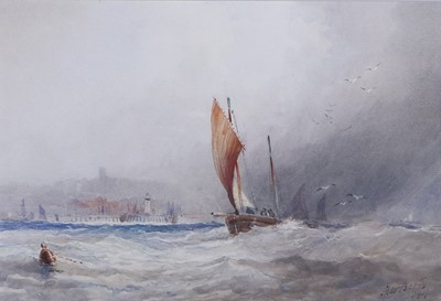 Lot 1121 - Frederick William Booty (1840-1924) Ships in...