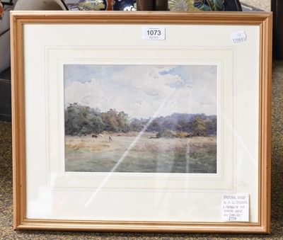 Lot 1073 - Albert George Stevens (1863-1925) Figure and...