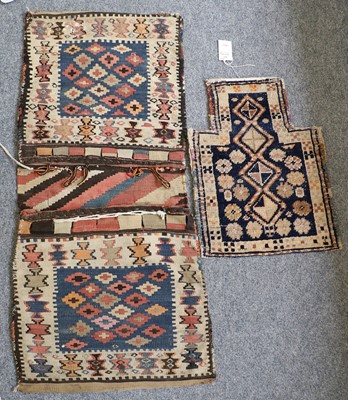 Lot 1002 - A Shahsavan Flat Woven Khorgeen, each panel...