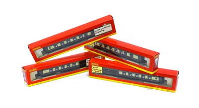 Lot 144 - Hornby (China) OO Gauge Pullman Coaches With Electric Lighting