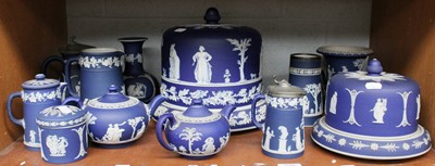 Lot 228 - A Collection of Wedgwood, and other blue...