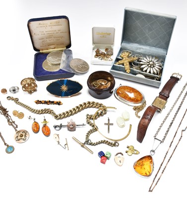 Lot 68 - A Quantity of Jewellery, including an amethyst...