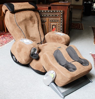 Lot 1195 - I Joy: A Sharper Image Electric Massage Chair,...