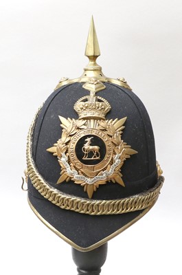 Lot 160 - A Post-1902 Officer's Home Service Helmet to...