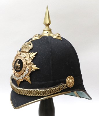 Lot 160 - A Post-1902 Officer's Home Service Helmet to...