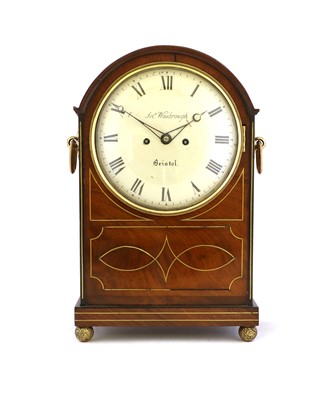 Lot 595 - A Regency Mahogany Striking Table Clock,...