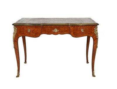 Lot 348 - ~ A French Louis XV-Style Rosewood, Gilt Metal-...