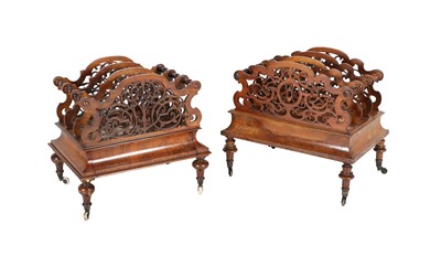 Lot 716 - A Victorian Figured Walnut Four-Division...