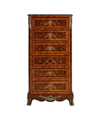 Lot 350 - ~ A Late 19th Century French Tulipwood,...