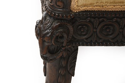 Lot 321 - ~ A Carved Mahogany Adam-Style Three-Seater...