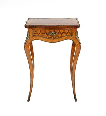 Lot 342 - ~ A French Louis XV-Style Kingwood, Tulipwood...