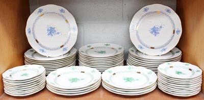 Lot 229 - A Herend Porcelain Part Dinner Service,...